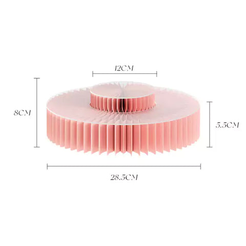 軸心微展台 │ 風琴牛皮紙折疊家具 | ihpaper(一套兩件)