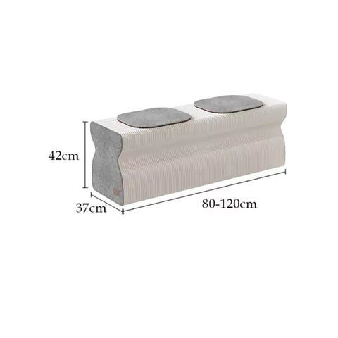 褶疊吐司長櫈 │ 風琴牛皮紙折疊家具 | ihpaper(一套兩件)