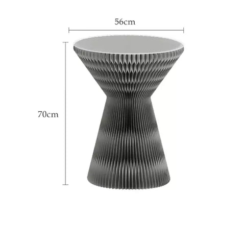 沙漏茶几 │ 風琴牛皮紙折疊家具 | ihpaper