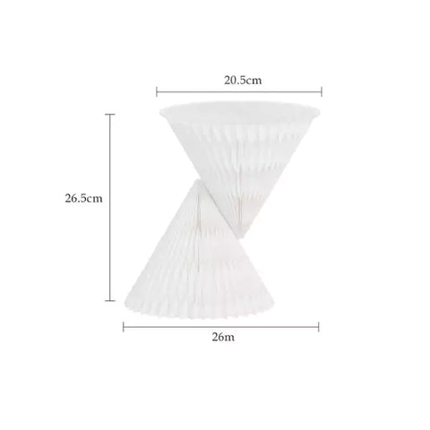 雙錐微展台 │ 風琴牛皮紙折疊家具 | ihpaper(一套兩件)