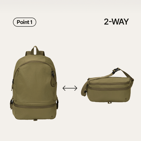 Branden 多功能變形背囊 │Multi Packable Backpack