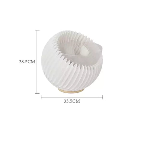 半球微展台 │ 風琴牛皮紙折疊家具 | ihpaper(一套兩件)