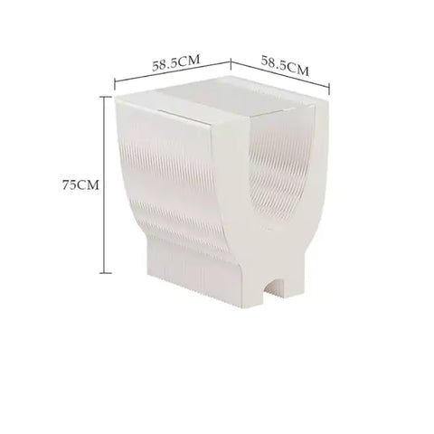 白陶邊几 │ 風琴牛皮紙折疊家具 | ihpaper(一套兩件)