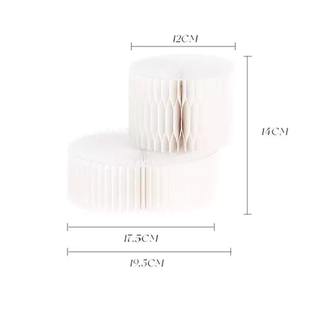 軸心微展台 │ 風琴牛皮紙折疊家具 | ihpaper(一套兩件)