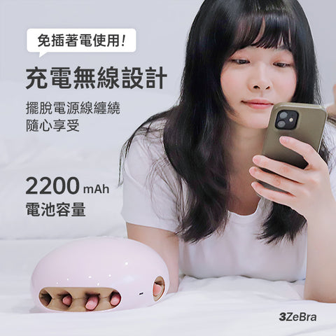 3ZeBra溫揉指|氣壓溫感手部按摩機