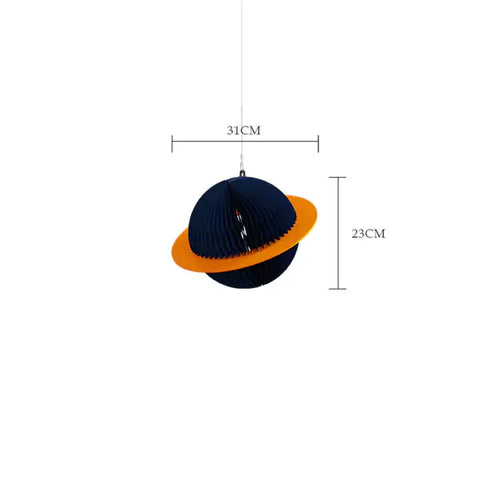 星球吊墜 │ 風琴牛皮紙折疊家具 | ihpaper(一套3件)
