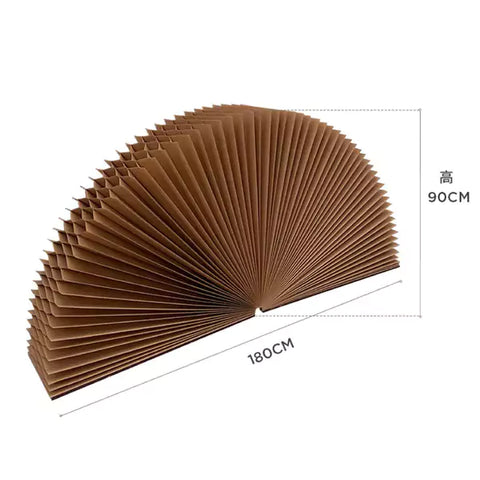 摺疊風琴折扇 │ 風琴牛皮紙折疊家具 | ihpaper(一套兩件)
