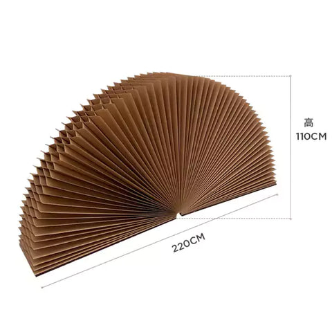 摺疊風琴折扇 │ 風琴牛皮紙折疊家具 | ihpaper(一套兩件)