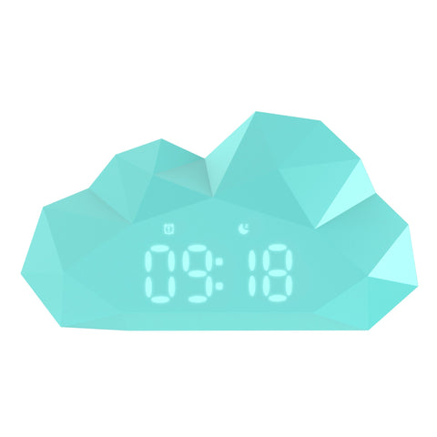 雲朵造型LED電子鐘 | 法國 MOB Mini Cloudy Clock - Design Chicken