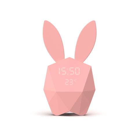兔耳造型LED電子鐘 | 法國 MOB Cutie Clock Connect - Design Chicken