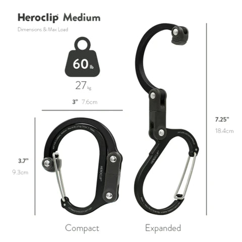 多功能扣環掛勾 | HeroClip Medium