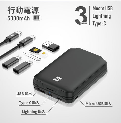 旅遊隨行卡 | hii TraveLink Card (充電寶版)