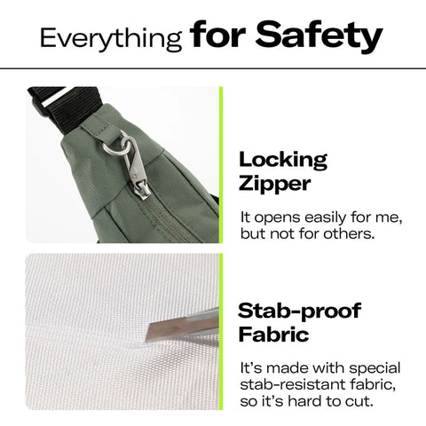 Branden 防盜旅行斜揹袋│ Safe Cross Body Bag
