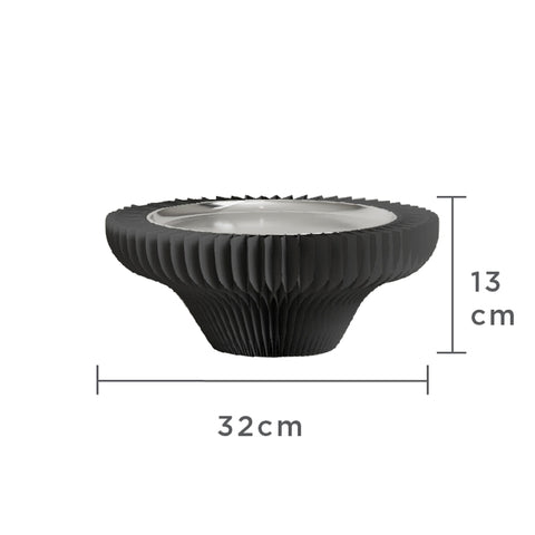 風琴高腳托盤展台 │ 風琴牛皮紙折疊家具 | ihpaper(一套兩件) - Design Chicken