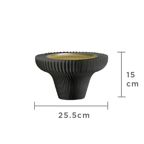 風琴高腳托盤展台 │ 風琴牛皮紙折疊家具 | ihpaper(一套兩件)