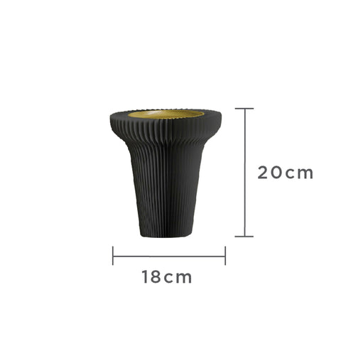 風琴高腳托盤展台 │ 風琴牛皮紙折疊家具 | ihpaper(一套兩件)
