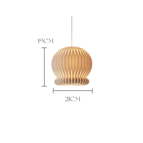 風琴吊燈 │ 風琴牛皮紙折疊家具 | ihpaper(一套兩件) - Design Chicken
