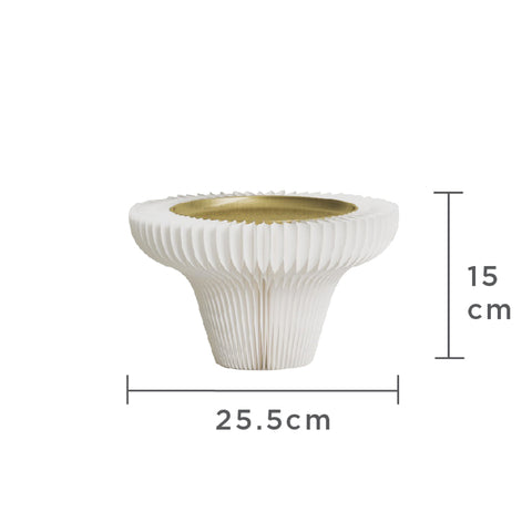 風琴高腳托盤展台 │ 風琴牛皮紙折疊家具 | ihpaper(一套兩件)