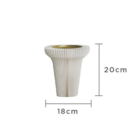 風琴高腳托盤展台 │ 風琴牛皮紙折疊家具 | ihpaper(一套兩件)