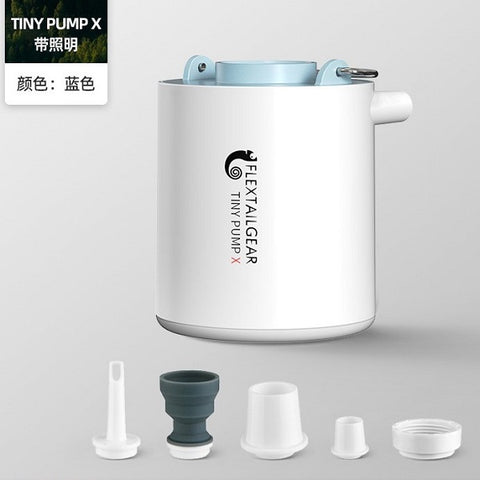 迷你手提充氣抽氣兩用電氣泵連營燈 | Flextail Gear Tiny Pump X