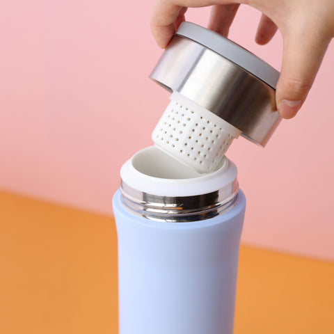 首款2合1瓷器保溫瓶 | 新加坡 SWANZ 芯動彈跳杯 Plus - Design Chicken