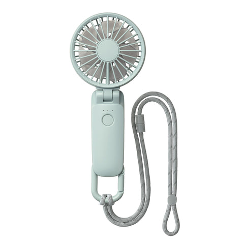 2025最新款！日本勾掛式雙扇葉摺疊手提風扇│Rhythm Silky Wind Mobile 3.2 - Design Chicken創意購物平台