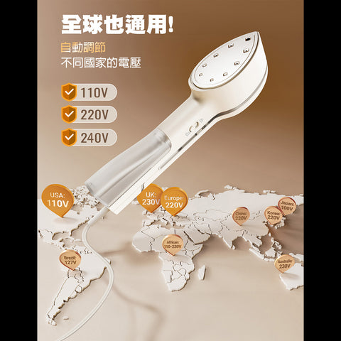 3合1多功能掛燙機 Beauty │ 美國Jack & Rose │掛燙、平燙、夾燙三合一 - Design Chicken創意購物平台