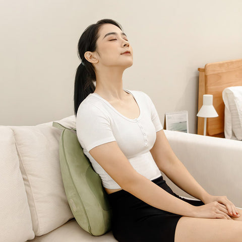 溫感按摩腰靠枕 (三合一按摩枕) | 台灣 3ZeBra 酪梨枕 - Design Chicken創意購物平台