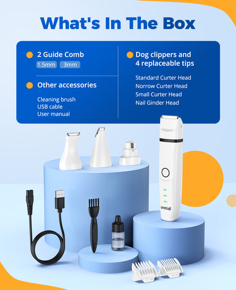 4 合 1 靜音狗貓剪刀  | Oneisall N12 - Design Chicken創意購物平台