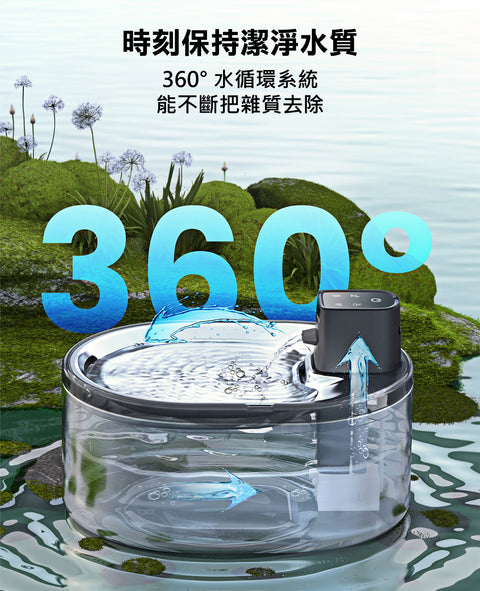 4L 無線貓咪飲水機 | ONEISALL PTM-643 - Design Chicken創意購物平台