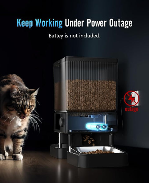 5G Wi-Fi自動寵物餵食器 | oneisall PFD-002 Pro - Design Chicken