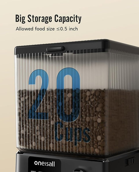 5G Wi-Fi自動寵物餵食器 | oneisall PFD-002 Pro - Design Chicken