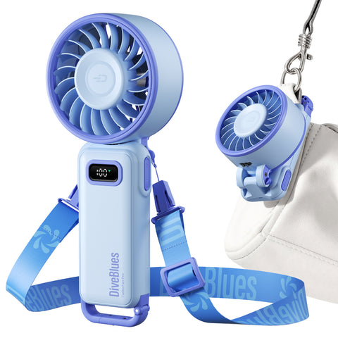 180°全摺疊手持風扇│Diveblues Fanzy D6036
