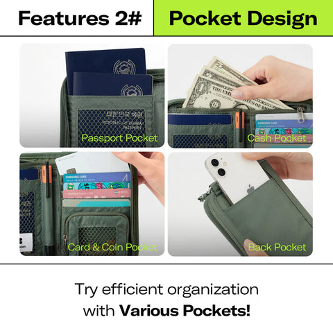 【預購】Branden 斜孭防盜銀包│Safe Wallet Bag - Design Chicken創意購物平台