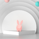 兔耳造型LED電子鐘 | 法國 MOB Cutie Clock Connect - Design Chicken