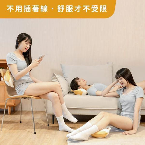 【現貨】3ZeBra 溫感舒壓按摩枕｜柯基枕