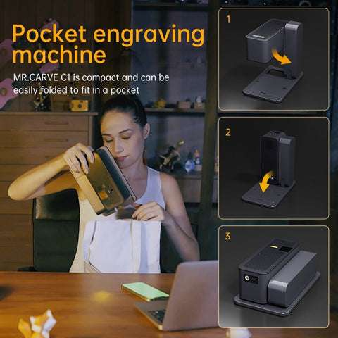 自動快速 激光雕刻機| DAJA C1 - Design Chicken