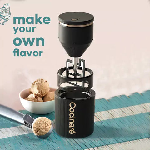 無線便攜 DIY 冰淇淋機 | 美國Cocinare KRUSH│自製雪糕機│夏日消暑│白色獨家發售 - Design Chicken創意購物平台