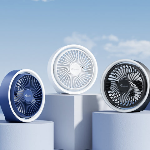 桌面帶燈風扇 | 美國 Diveblues Mini Desk Fan with LED Light - Design Chicken創意購物平台