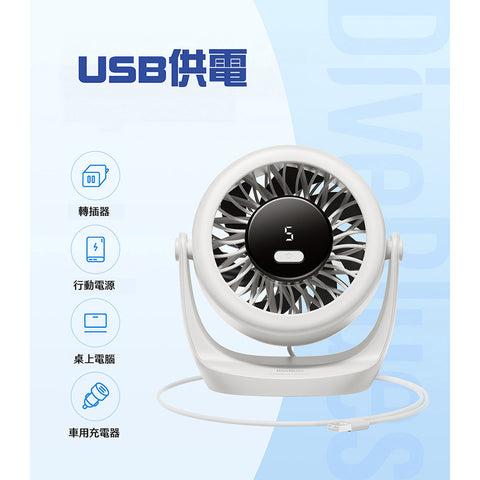 桌上高速渦輪風扇 | 美國 Diveblues TurboBreeze - Design Chicken創意購物平台