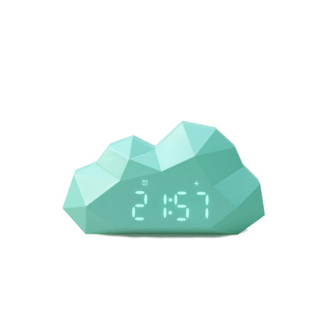 雲朵造型LED電子鐘 | 法國 MOB Mini Cloudy Clock - Design Chicken創意購物平台
