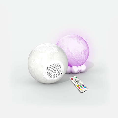 月球小夜燈藍芽喇叭 | 法國 MOB Moony Light & Speaker - Design Chicken