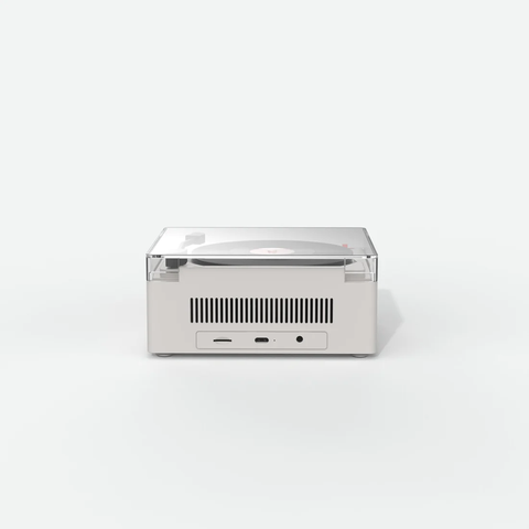 唱片機造型揚聲器 | 法國 MOB Speaker & Clock VS-80 - Design Chicken