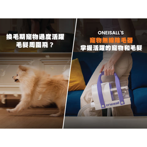一機多用無線寵物吸毛器 | ONEISALL BM5 - Design Chicken創意購物平台