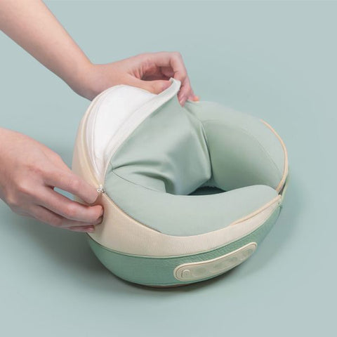 肩頸U型按摩枕 | 台灣 3ZeBra溫揉頸 - Design Chicken創意購物平台