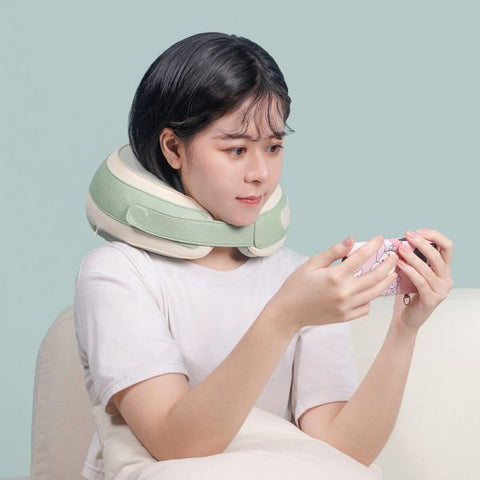 肩頸U型按摩枕 | 台灣 3ZeBra溫揉頸 - Design Chicken創意購物平台