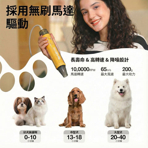 【預購】手持寵物美容吹毛機 │Petaboo L200(1月15日前寄出)