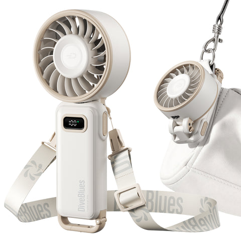 180°全摺疊手持風扇│Diveblues Fanzy D6036