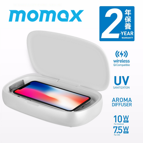 2合1 UV-C紫外線殺菌消毒盒/10W無線快充 | MOMAX Q.UV Box - QU1W - Design Chicken