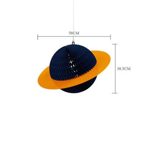 星球吊墜 │ 風琴牛皮紙折疊家具 | ihpaper（一套3件） - Design Chicken創意購物平台